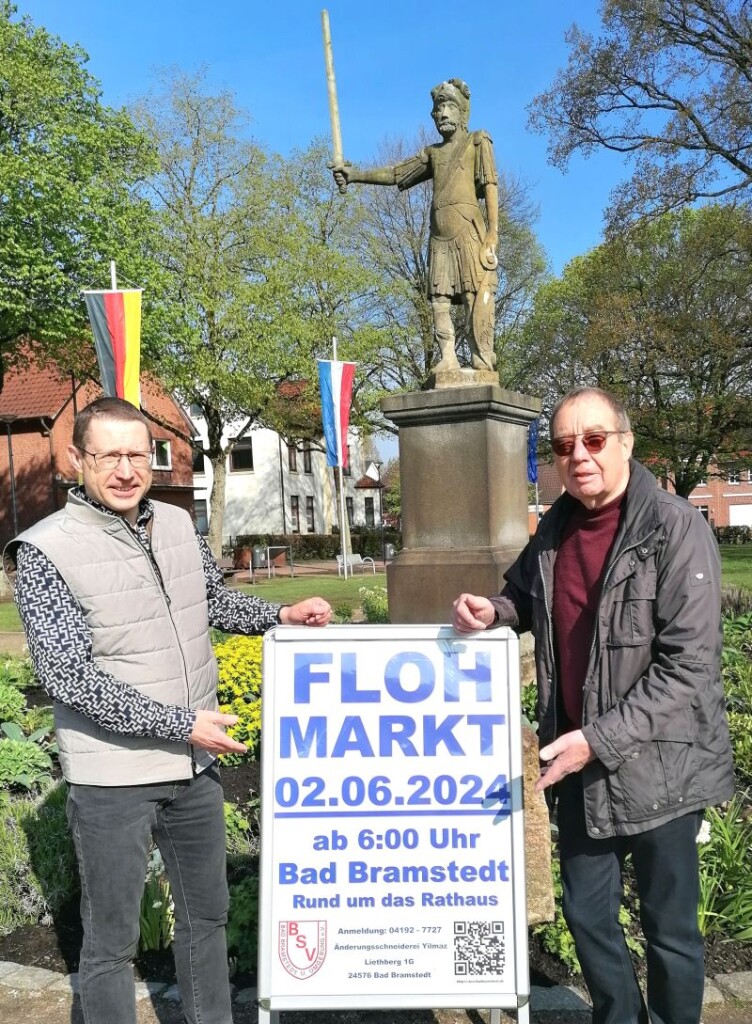 v.L. Jan Löffler Vors. und Uwe Masurek Ehrenvors