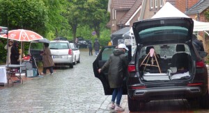 Mühlenstraße im Regen